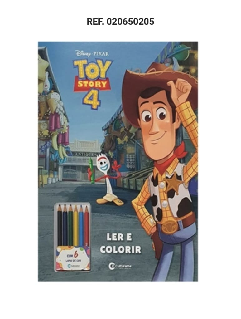 LIVRINHO INFANTIL LER E COLORIR TOY STORY