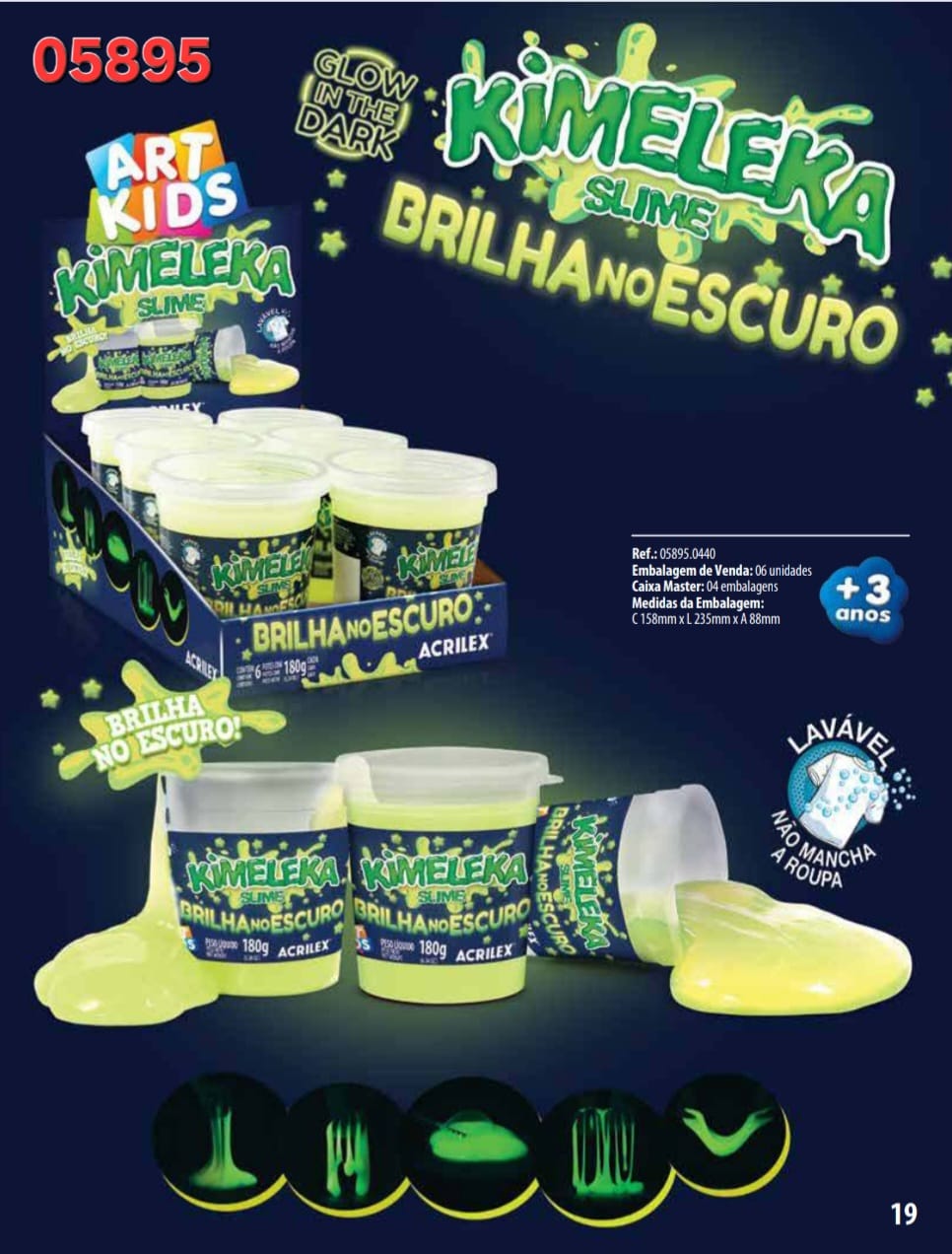 AMOEBA BRILHA NO ESCURO CX06