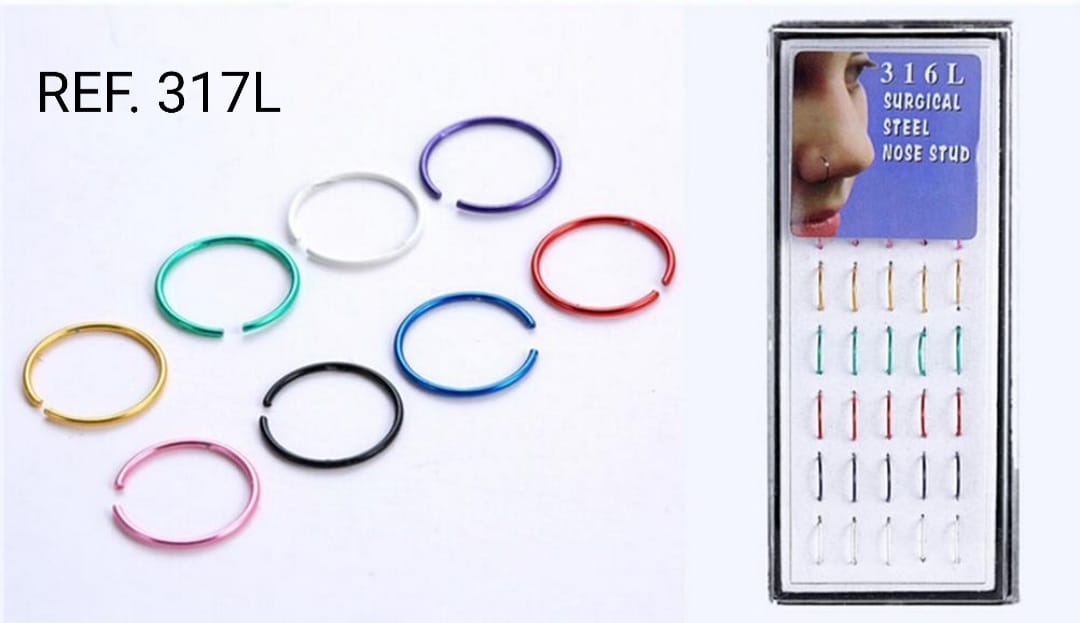 PIERCING NARIZ ARGOLA 317L