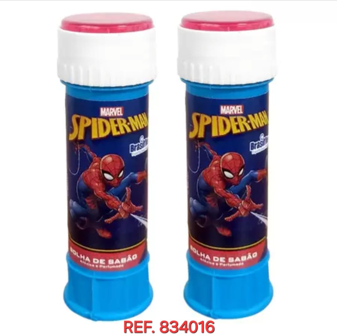 BOLHA DE SABAO HOMEM ARANHA