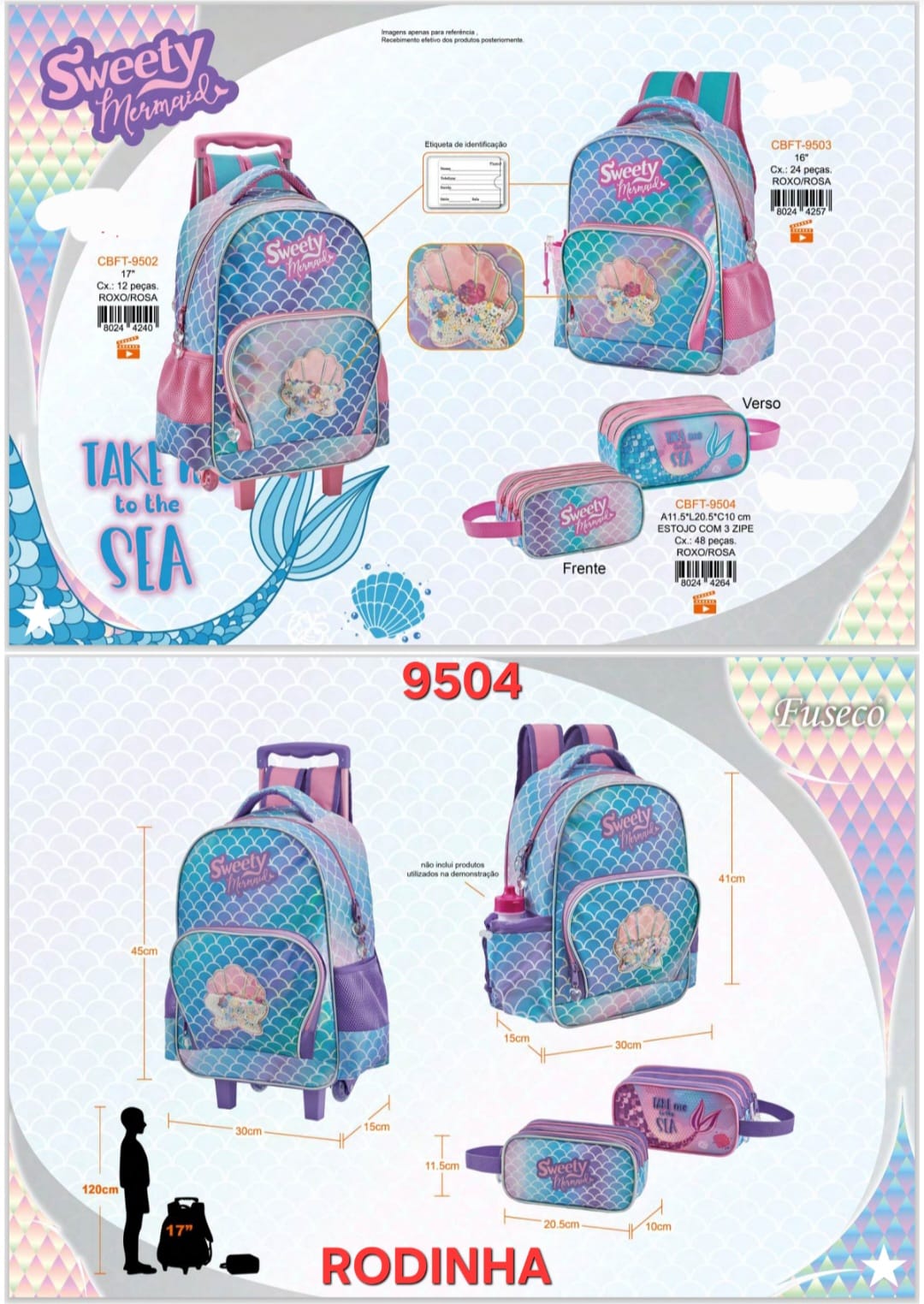 MOCHILA ESCOLAR SEREIA