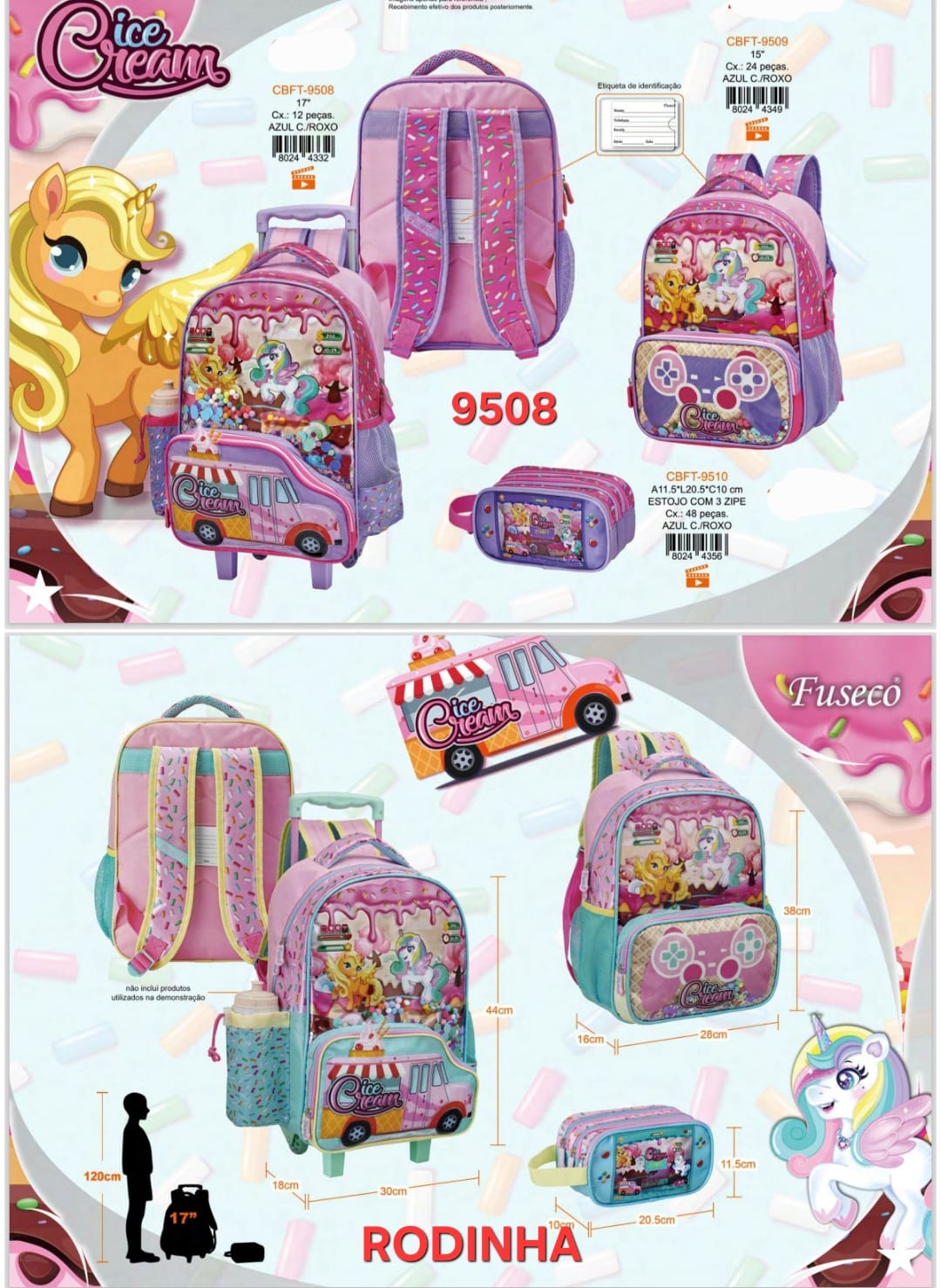 MOCHILA ESCOLAR RODINHA PONEI