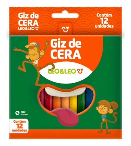 GIZ DE CERA 12CORES LEO E LEO
