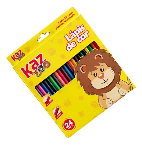 LAPIS DE COR KAZ 24CORES