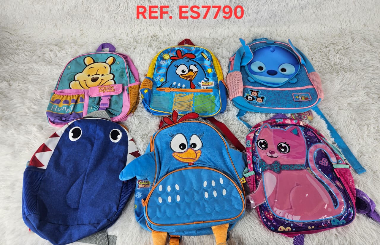 MOCHILA INFANTIL PERSONAGENS