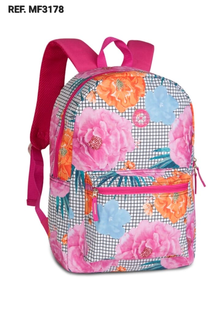 MOCHILA FLORAL