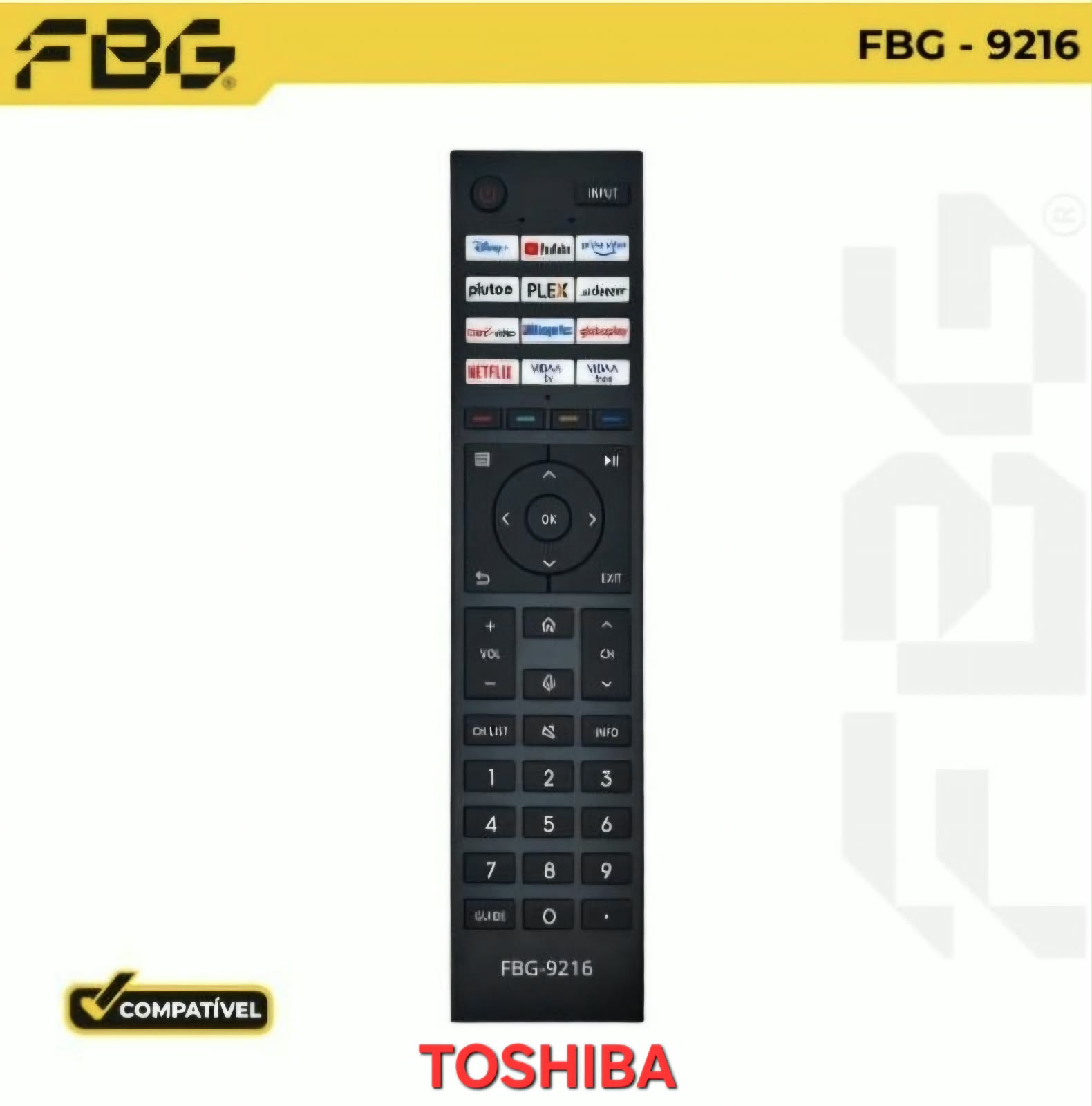 CONTROLE TOSHIBA