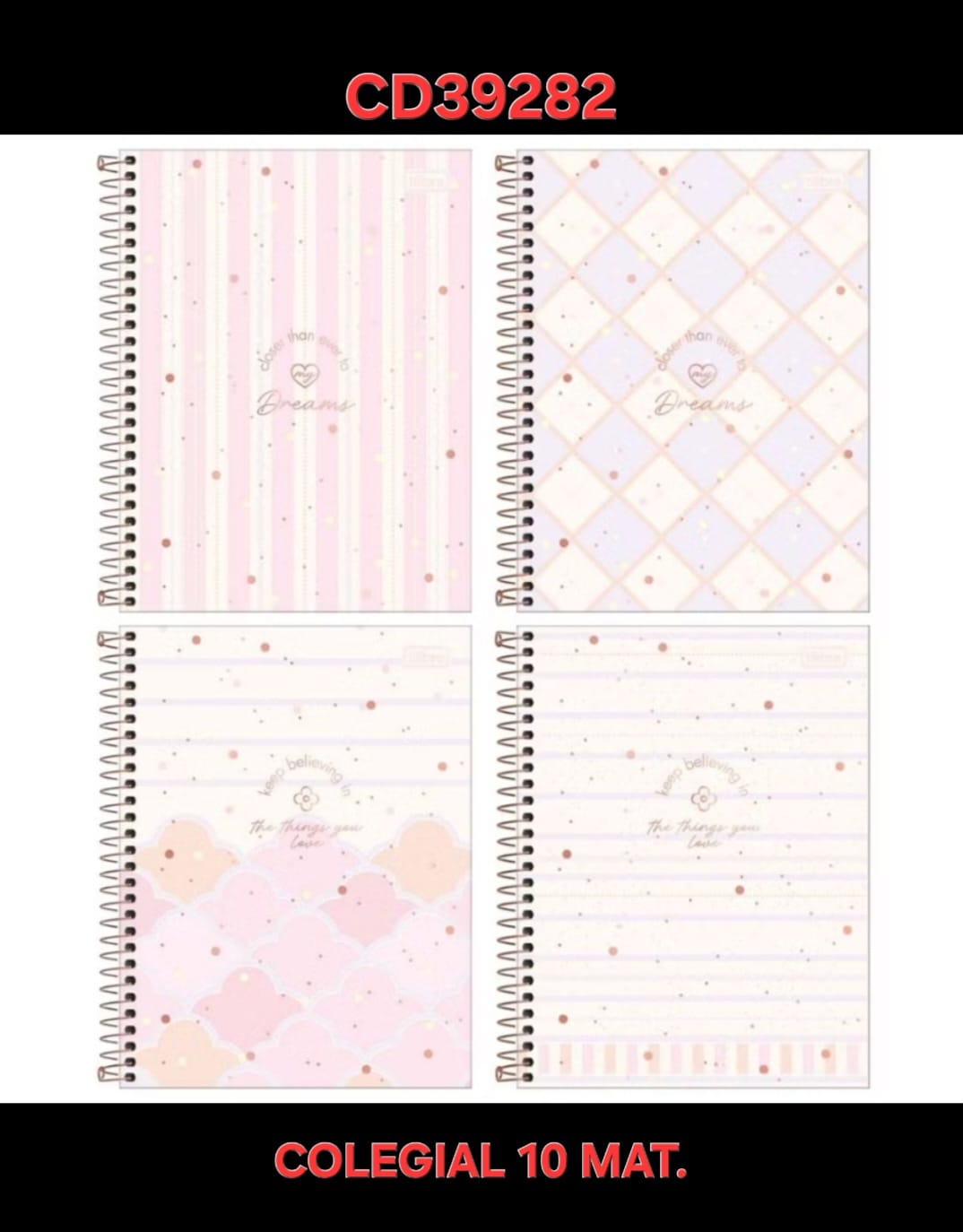 CADERNO ESCOLAR 10 MATERIAS