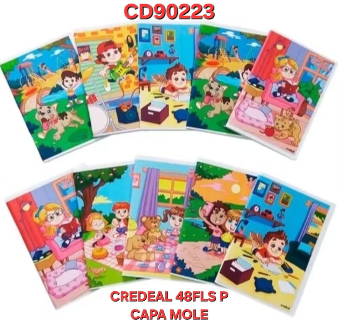 CADERNO CREDEAL CAPA MOLE