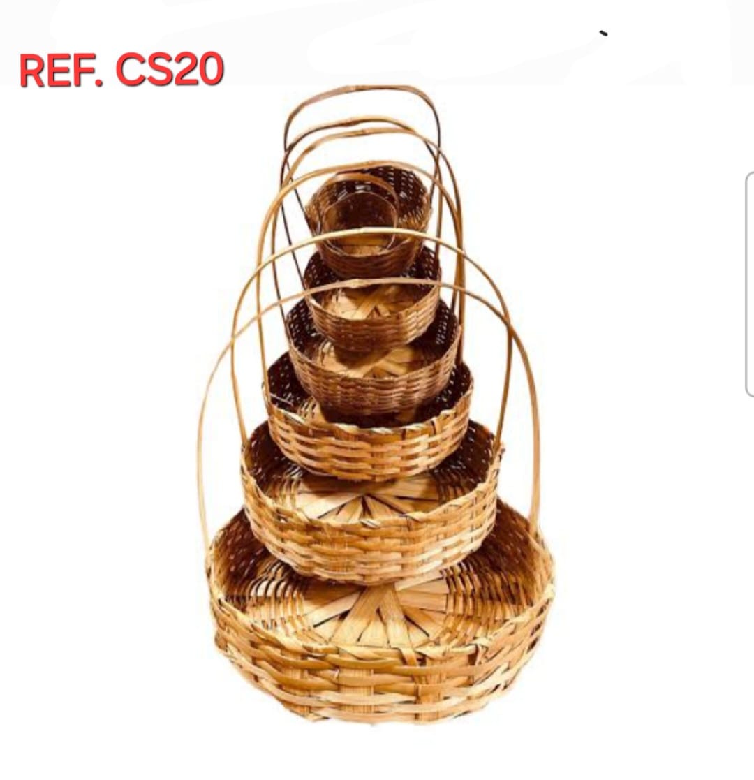 CESTA BAMBU 20CM