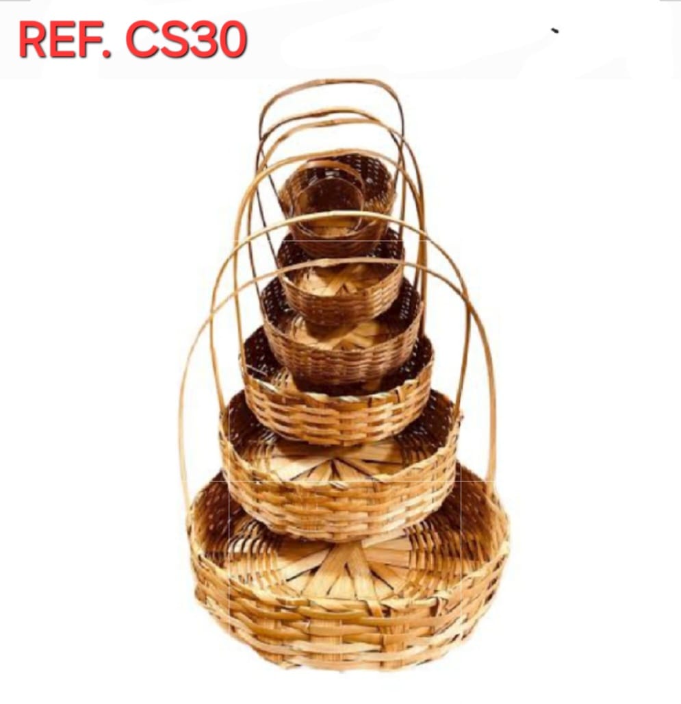 CESTA BAMBU 30CM