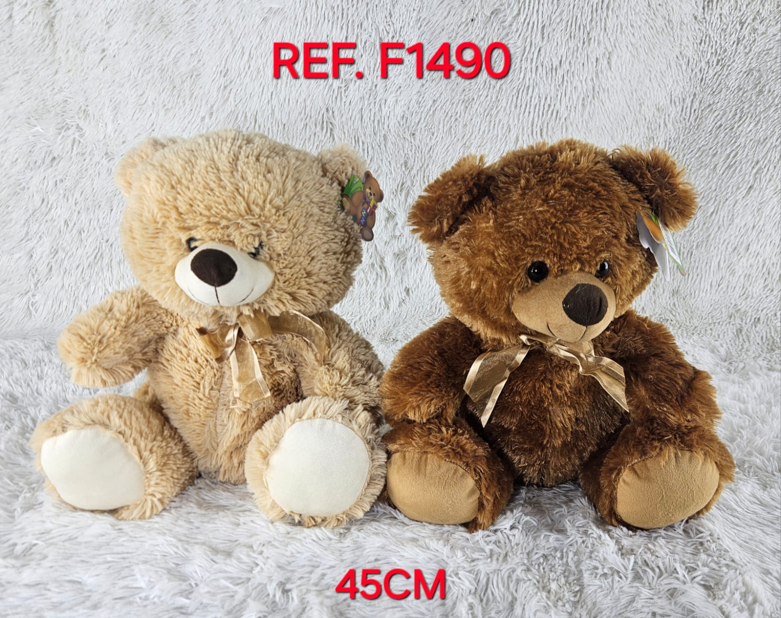 URSO DE PELUCIA FIZZY 45CM