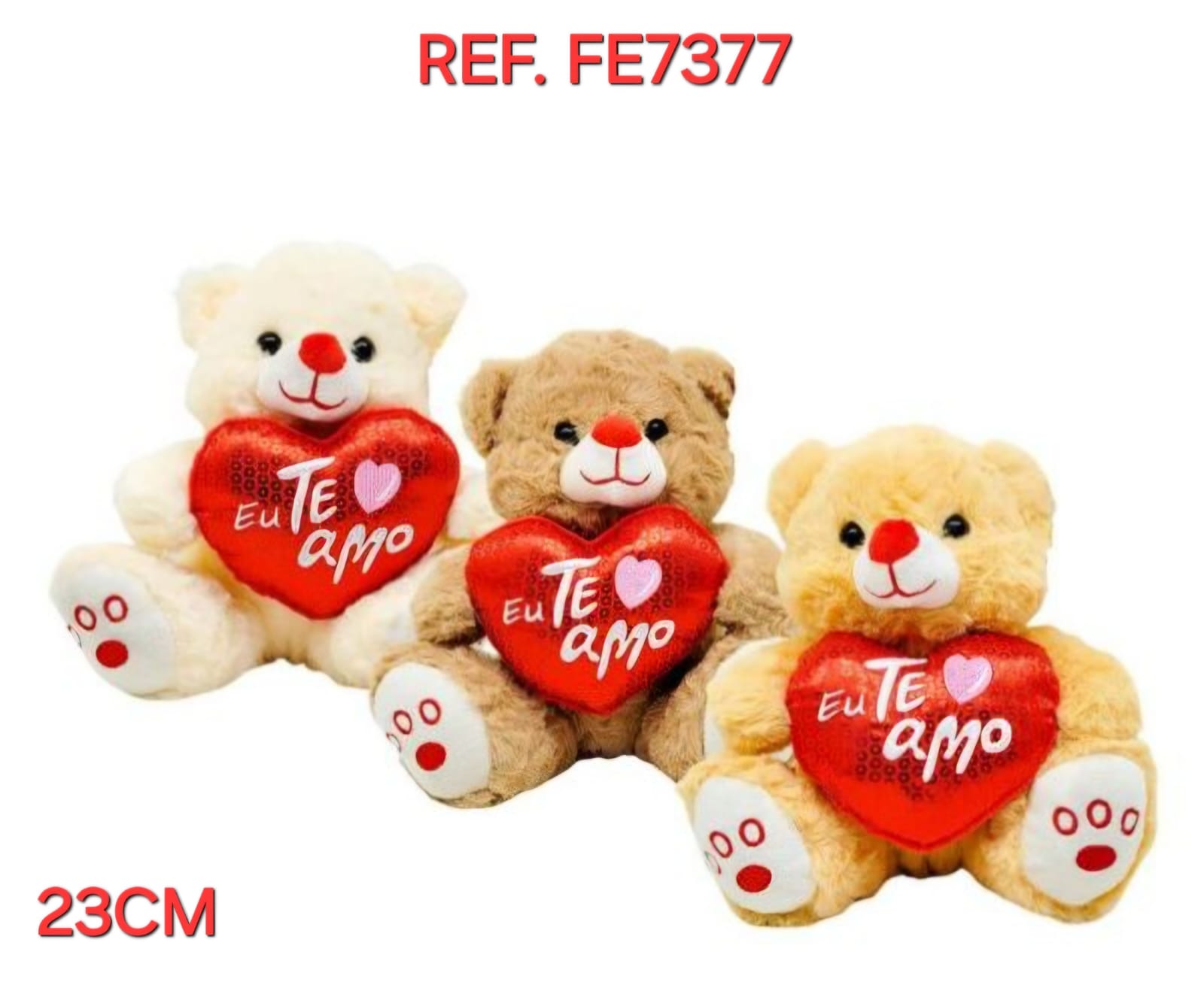 URSO PELUCIA 23CM