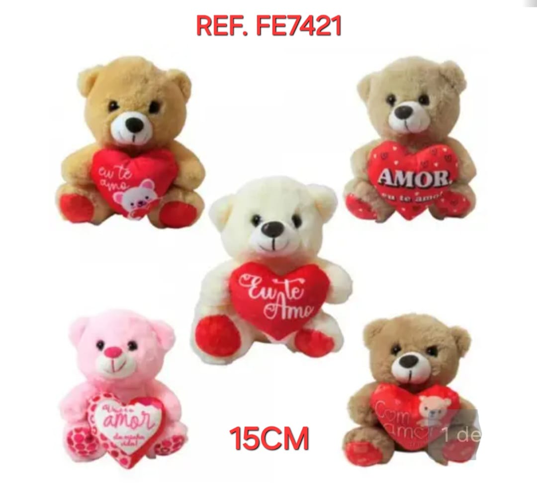 URSO PELUCIA 15CM