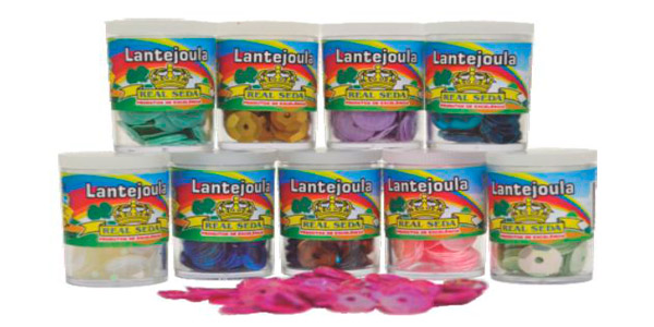 LANTEJOULAS CORES SORTIDAS
