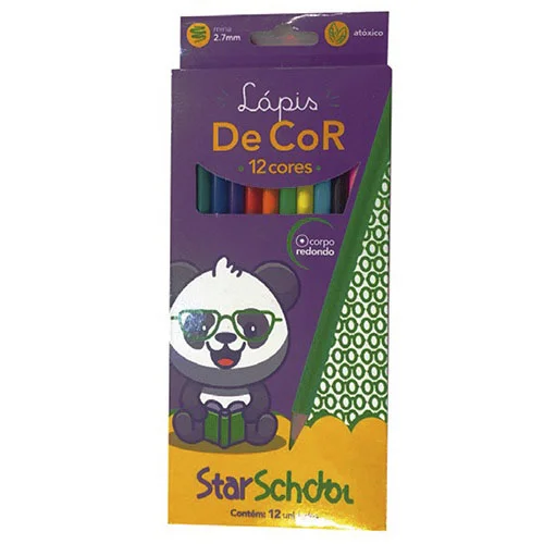 LAPIS DE COR START SCHOOL JUMBO 12CORES