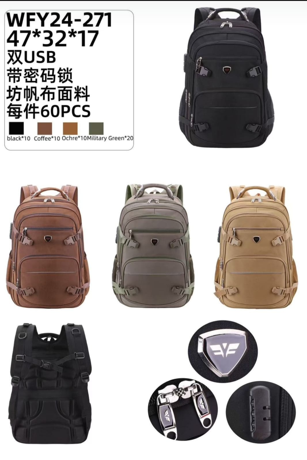 MOCHILA MASCULINA